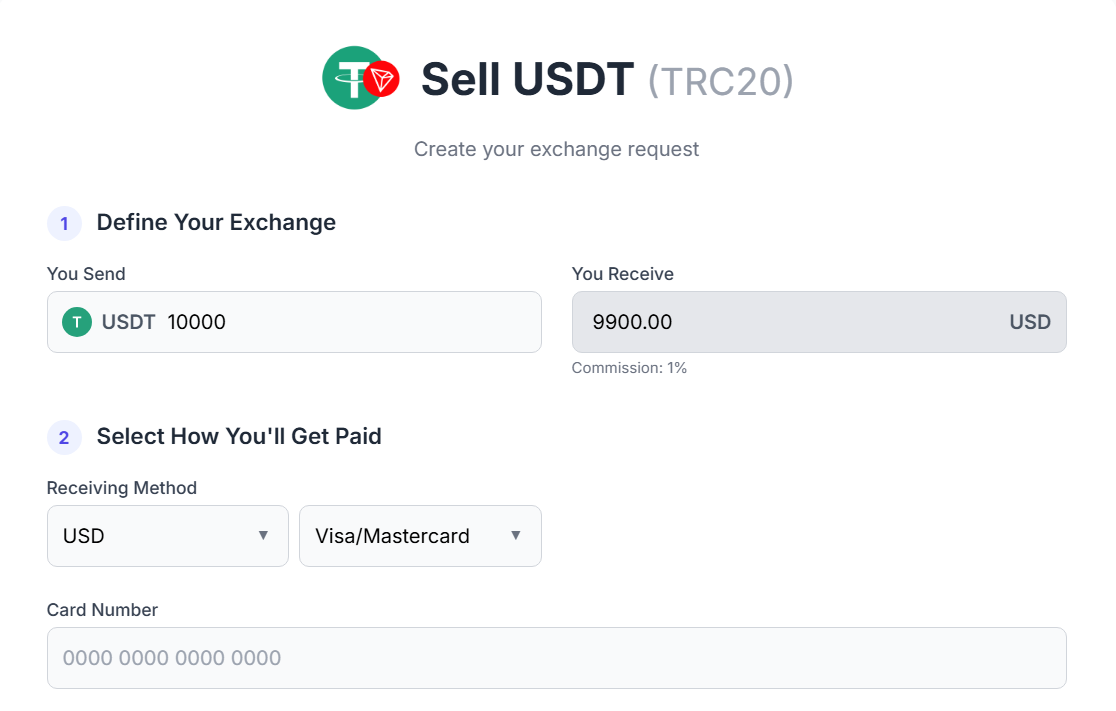 Sell USDT in Lisbon